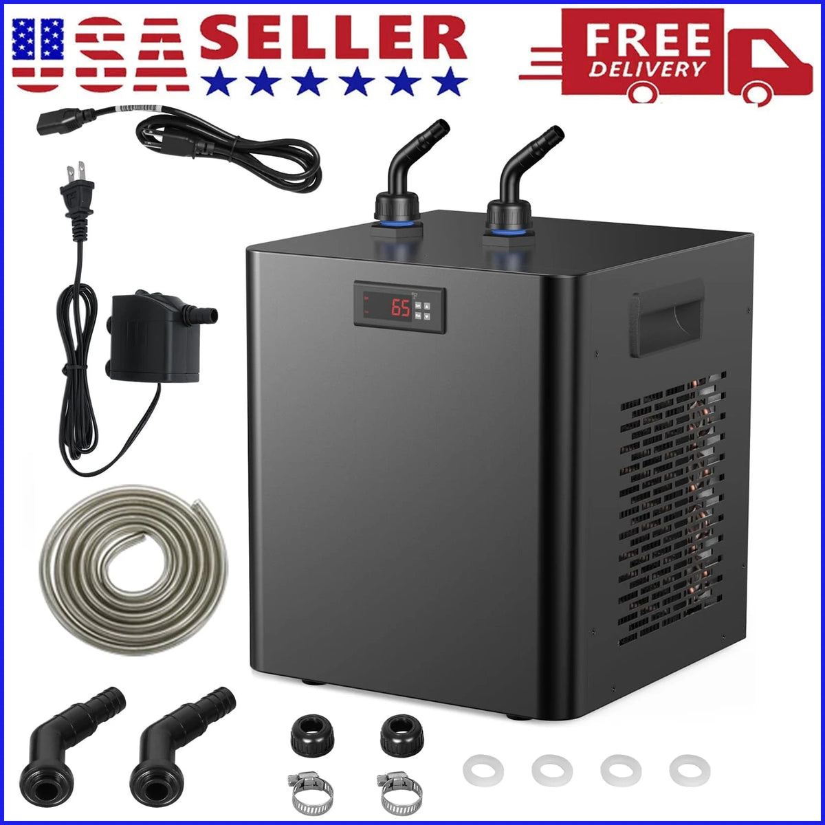 Aquarium Water Chiller 1/3 Hp Aquarium Cooling Box Fish Tank Cooler