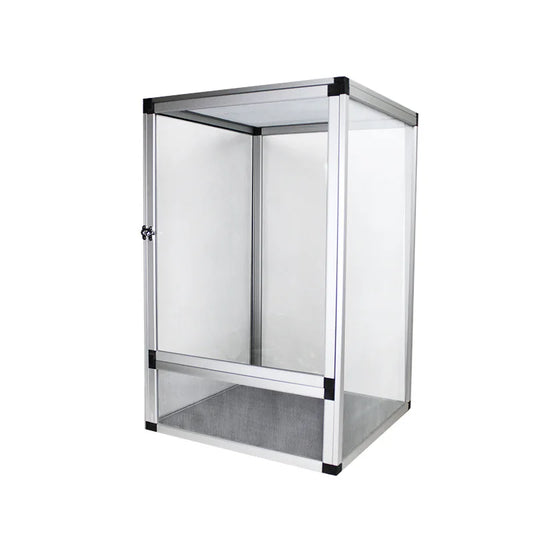 Reptile Pet Housing Aluminum Detachable Screen Cage Ventilated Breathable Reptile Terrarium