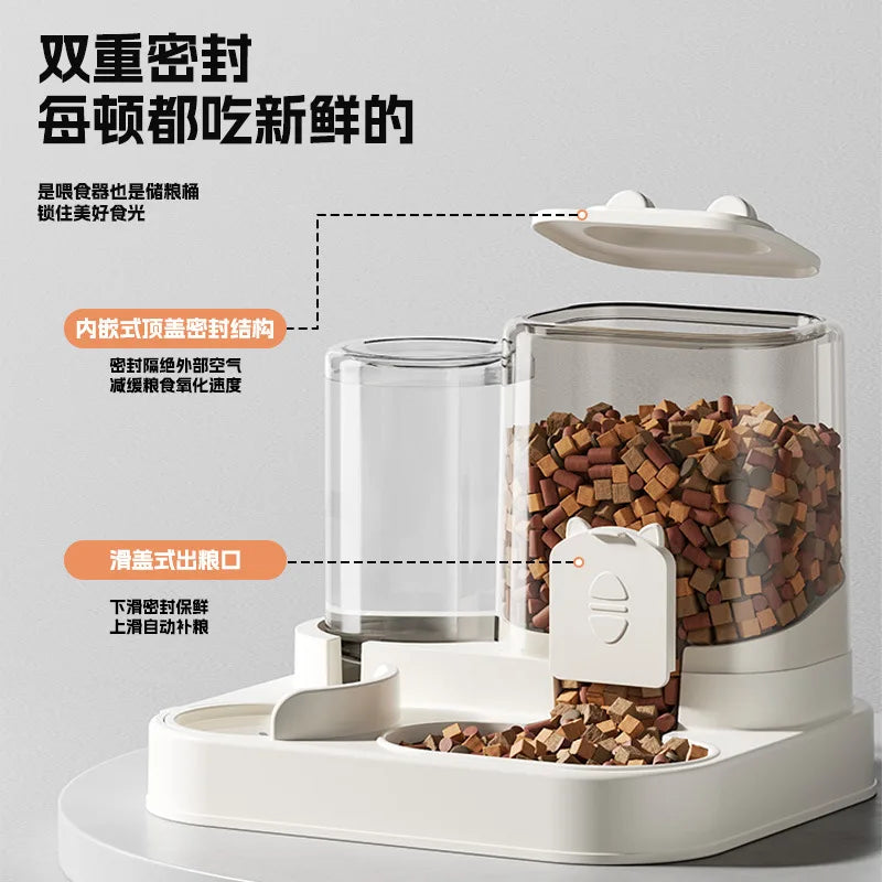Dry and Wet Two-in-One Automatic Feeding Dispenser