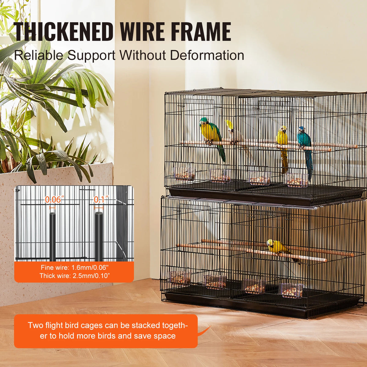 SucceBuy 30In Bird Cage