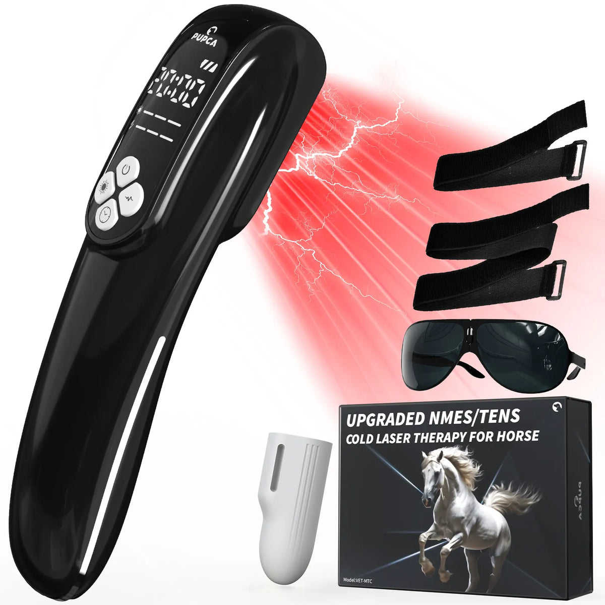 Laser Therapy Device for Horse Pets 3in1 Red Light Therapy Device Muscle Recovery Joint Pain Relief Skin Health Care