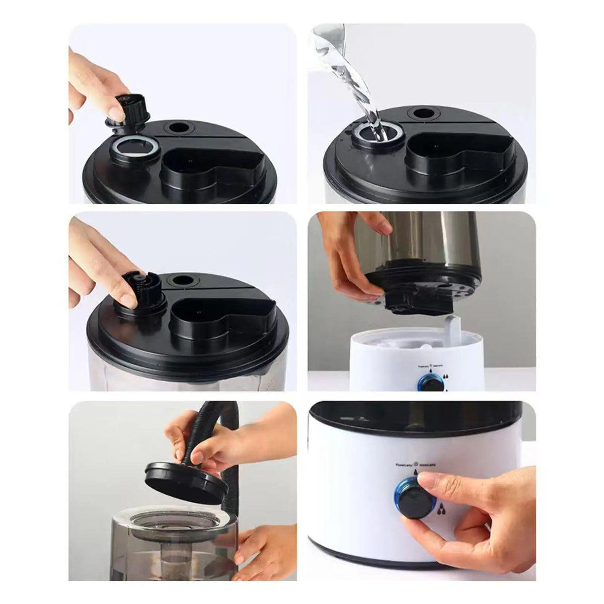 4L Reptile Humidifier Terrarium Fogger Automatic Shutdown Prevents Dry Running with Extension Hose