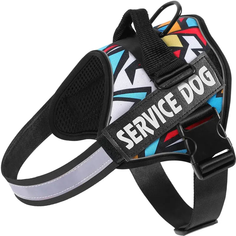 Chest Strap Vest Harness - Explosion Proof Flushing Dog Harness