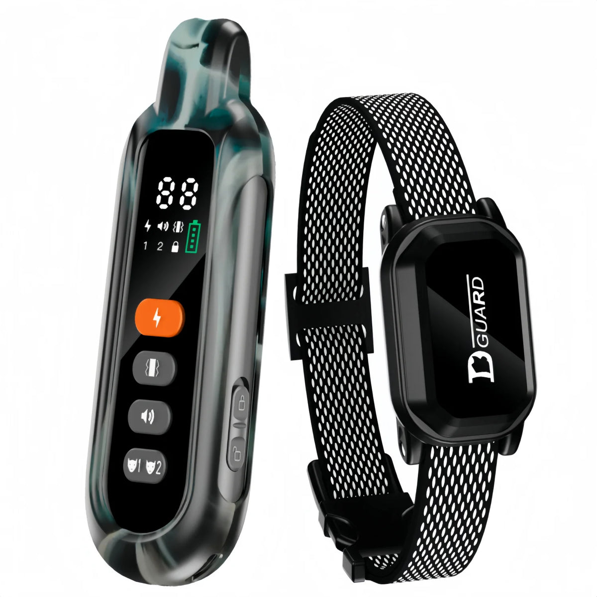 3300FT Electric Dog Training Collar - Remote Control Waterproof With Shock Vibration Anti-barking