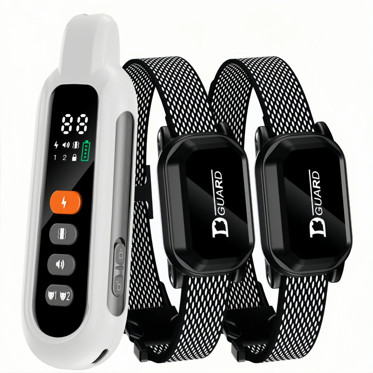 3300FT Electric Dog Training Collar - Remote Control Waterproof With Shock Vibration Anti-barking