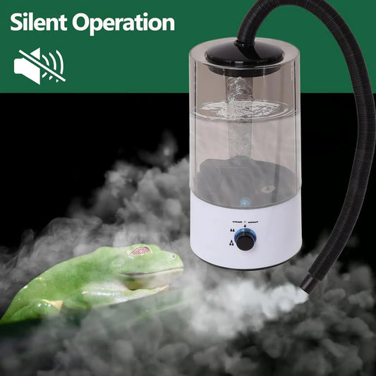 4L Reptile Humidifier Terrarium Fogger Automatic Shutdown Prevents Dry Running with Extension Hose