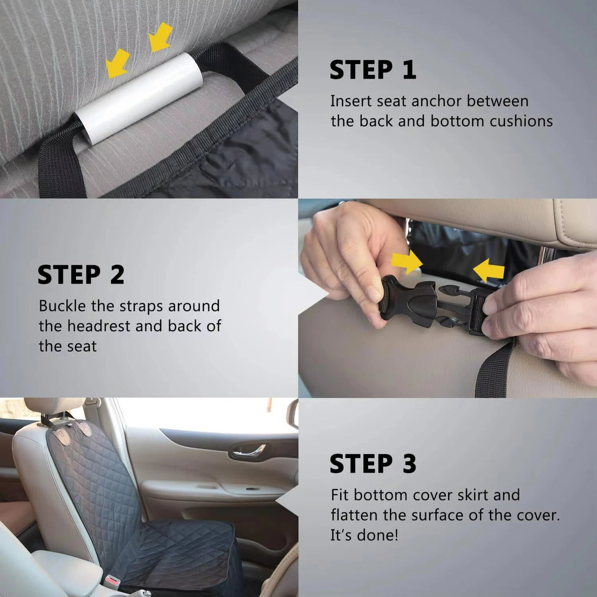 Front Seat Dog Accessories Cover 100% Waterproof