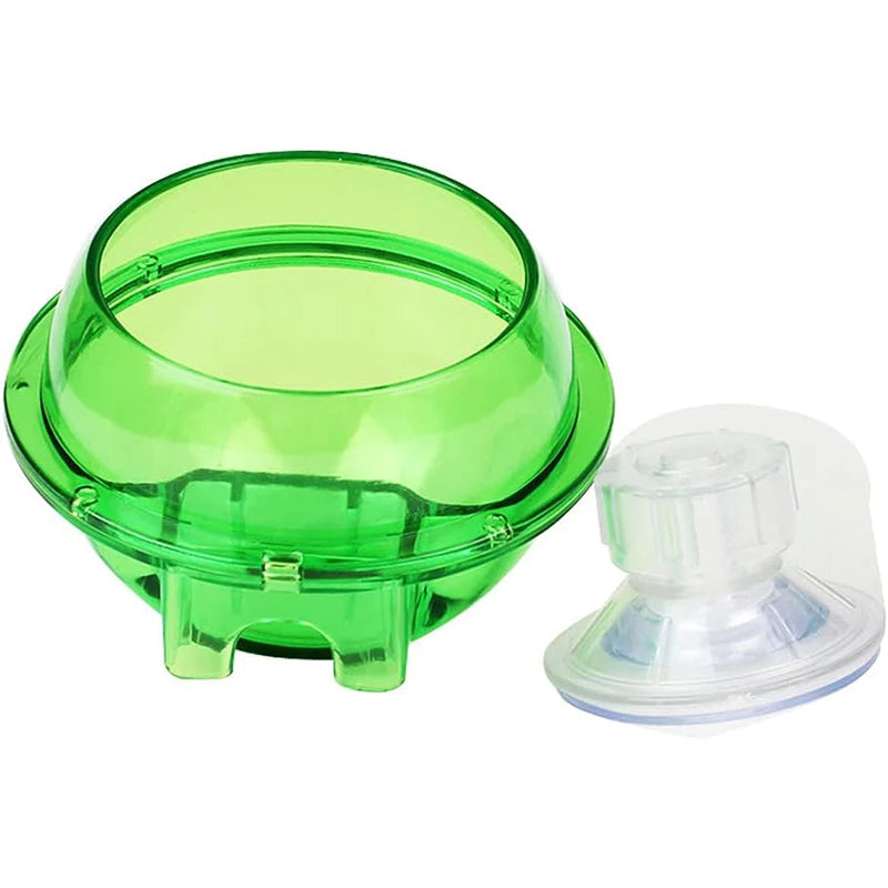 2PCS Suction Cup Reptile Feeder, Chameleon Bowl, Anti-Escape Cup, Water Dish
