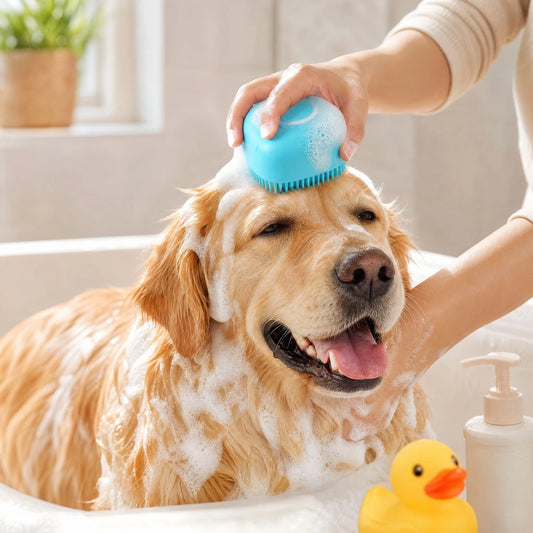1-Pack De-shedding Tool for Dogs - Pet Grooming Kit for Reducing Hair on Furniture & Carpet