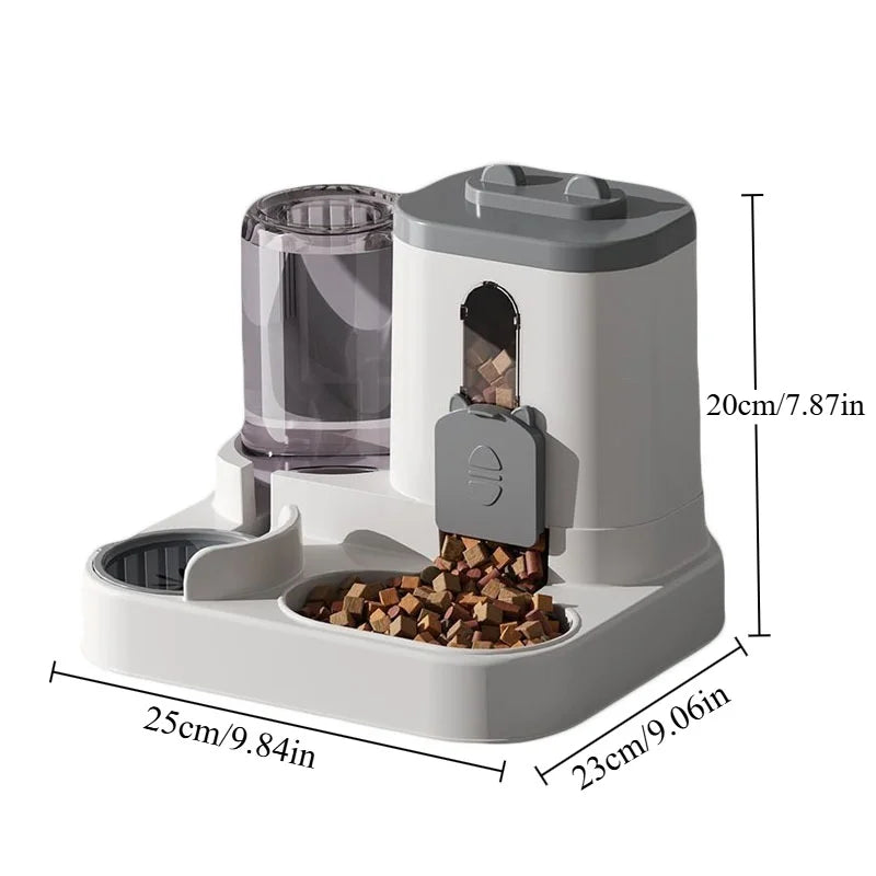 Cat Bowl Automatic Feeder with Spill Proof Design