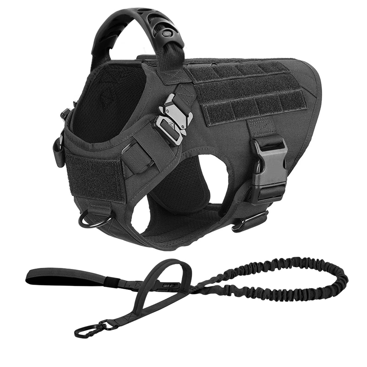 Large Dog Harness And Leash Set And Collar For Medium/ Large Dogs