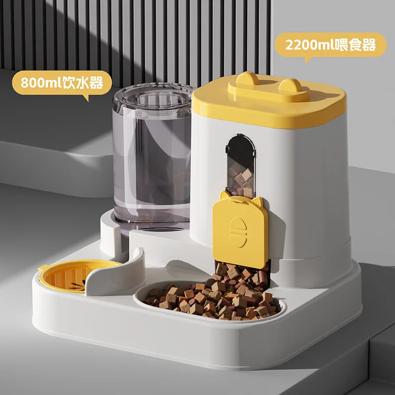 Cat Bowl Automatic Feeder with Spill Proof Design