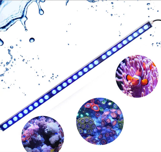 POPULAR GROW Dimmable LED Aquarium Light with Blue Spectrum LEDs 108W LED Strip Light
