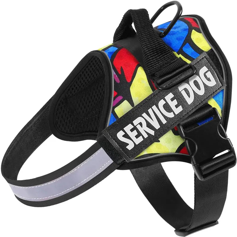 Chest Strap Vest Harness - Explosion Proof Flushing Dog Harness