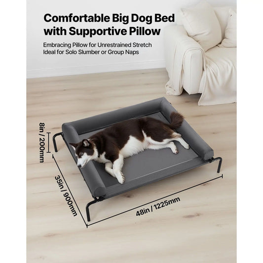 Elevated Dog Bed with Breathable Mesh