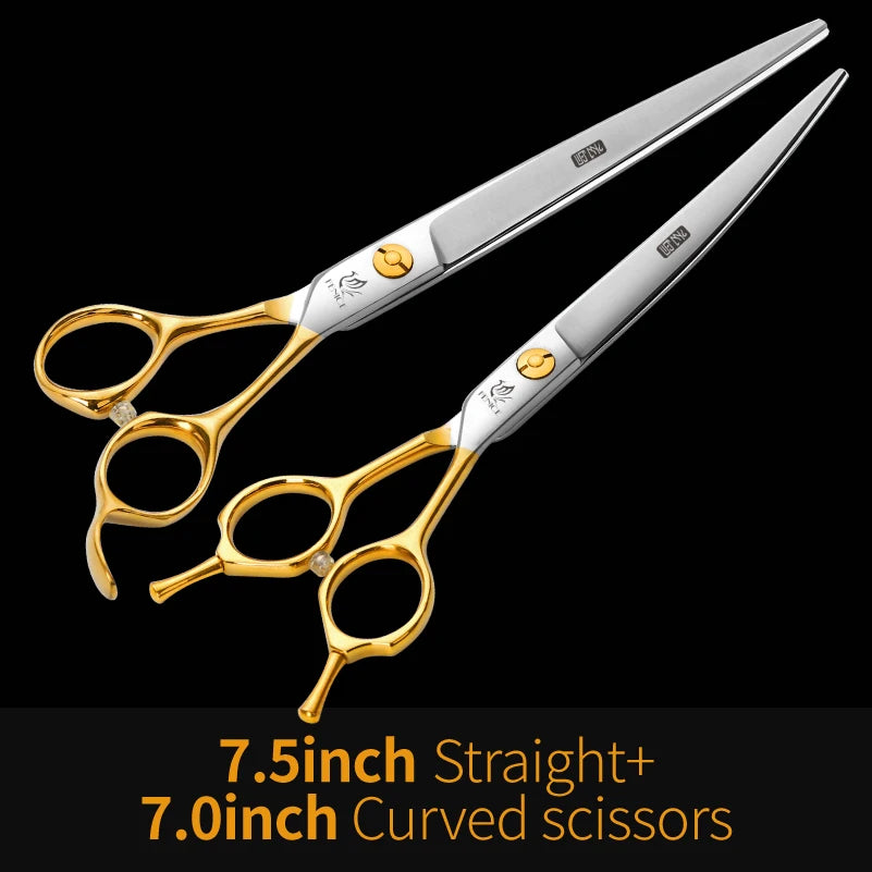 Fenice 6.5/6.75/7.0/7.5 inch Professional Dog Grooming Scissors for Cutting - Thinning - Shears