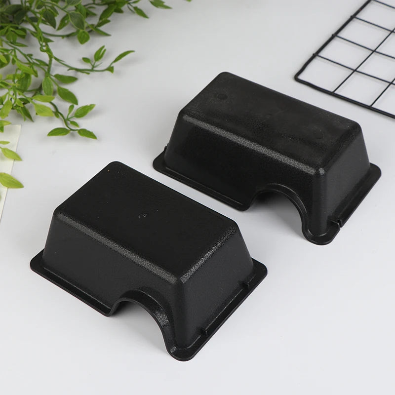 NEW Reptile and Small Animal Hideaway Enclosure - Black Ventilation Hiding Cave