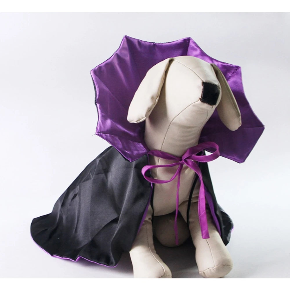 Dog Halloween Costumes Robe Pet Baron Cloak