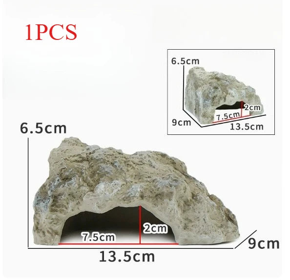1PCS Climbing pets imitate rocks to avoid caves, snakes help molt