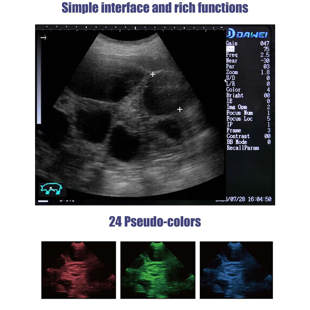 Portable Veterinary Ultrasound Scanner Vet B-Ultra Pregnancy Machine Handheld