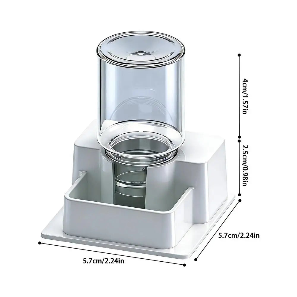 Automatic Gravity Water Dispenser Reptile Feeder Detachable Bowl