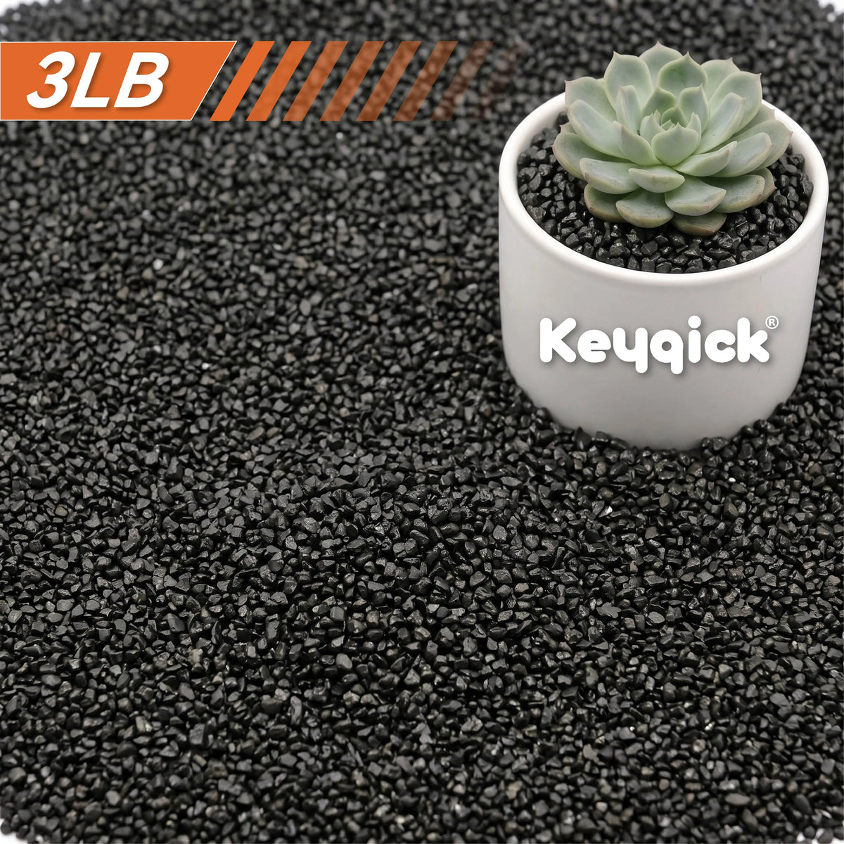 Black Sand Gravel, Decorative Black Sand for Aquarium Fish Tank Substrate, Ideal for Filling Plant Vases And Enhancing Outdoor Decorative Aquariums, Succulents, Pots, Gardening, Crafts, Vase Filler, Plant Decoration, Landscap