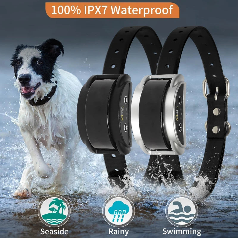 Waterproof Dog Anti Barking Shock Collar - No Bark Electric Collar