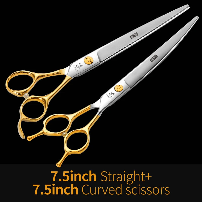 Fenice 6.5/6.75/7.0/7.5 inch Professional Dog Grooming Scissors for Cutting - Thinning - Shears