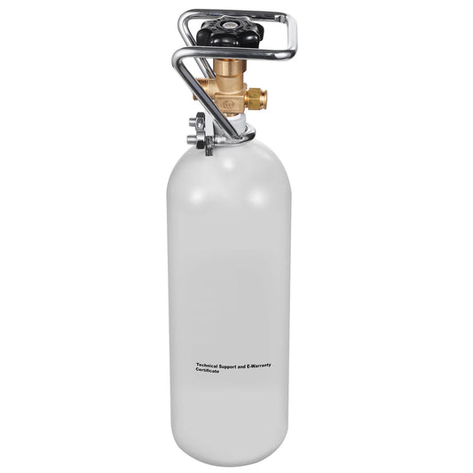SucceBuy CO2 Tank CO2 4.41lbs New Alloy Steel Cylinder for Draft Beer Dispensing and Soda Maker