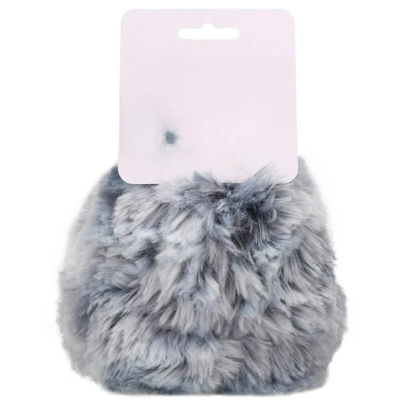 Gray Hedgehog Plush Dog Toy with Squeaker