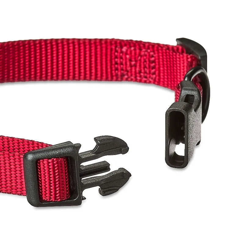 Solid Polyester Adjustable Dog Collar