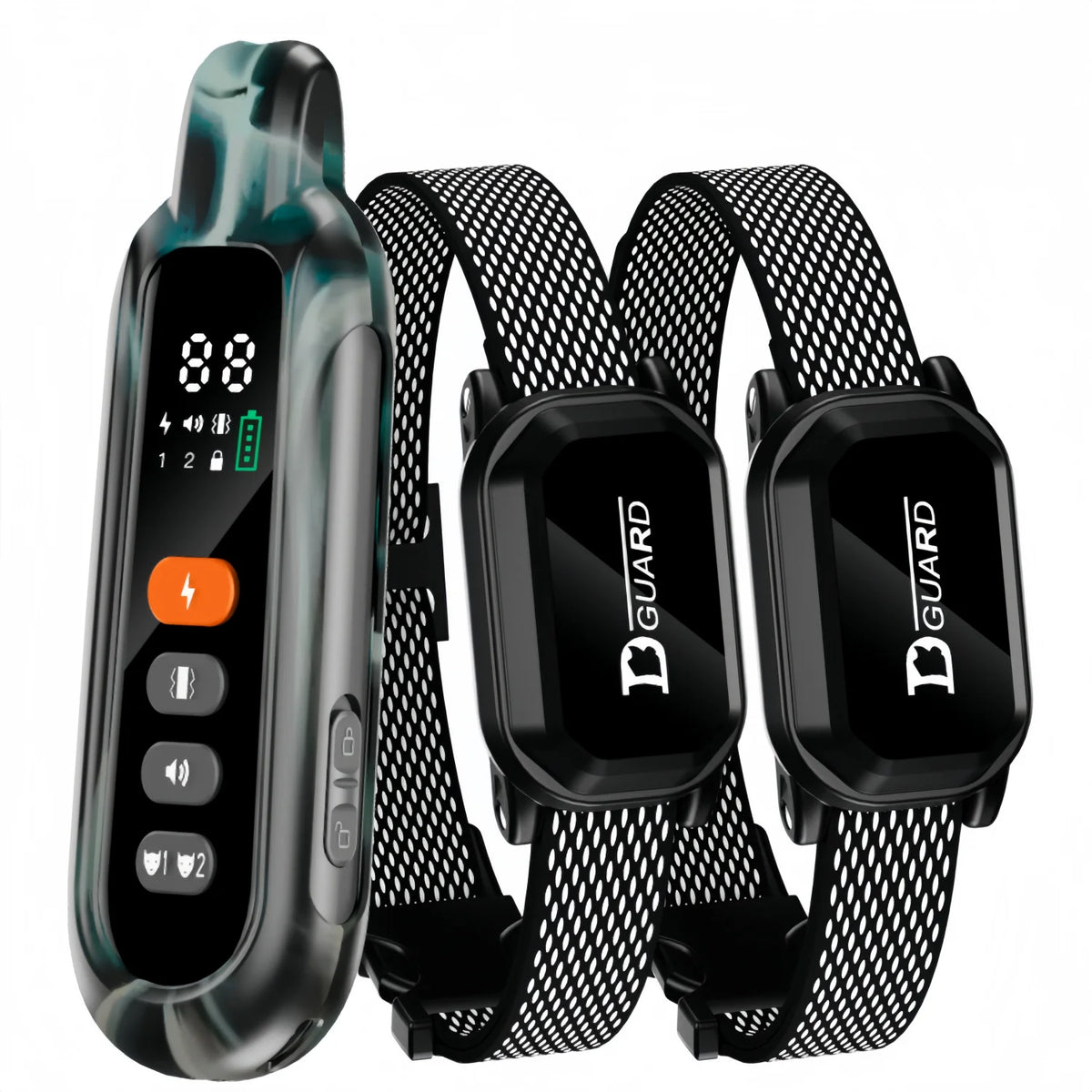 3300FT Electric Dog Training Collar - Remote Control Waterproof With Shock Vibration Anti-barking