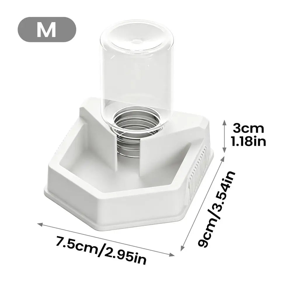 Reptile Water Bowl Anti-slip Water Feeder - Stable Plastic Automatic Water Dispenser