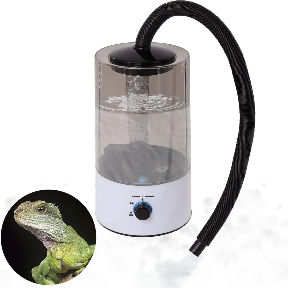 4L Reptile Humidifier Terrarium Fogger Automatic Shutdown Prevents Dry Running with Extension Hose