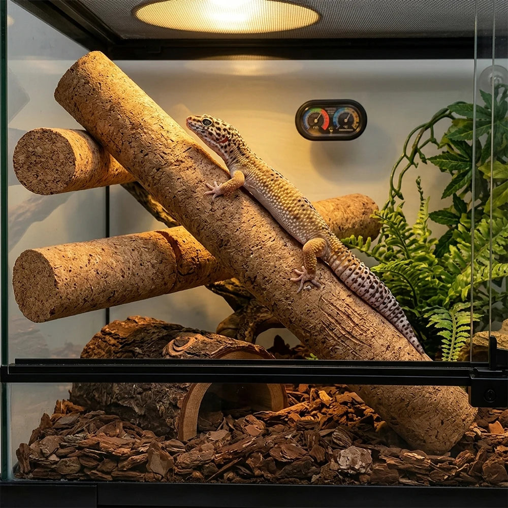 1 PC DIY Cork Branch Reptile Climbing Sticks - Terrarium Habitat Decor -  Flexible Wood Logs