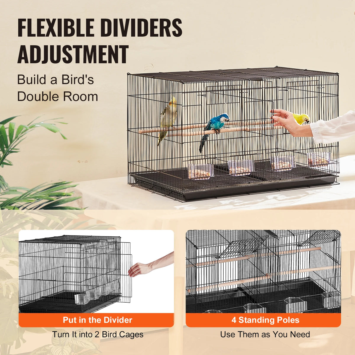SucceBuy 30In Bird Cage