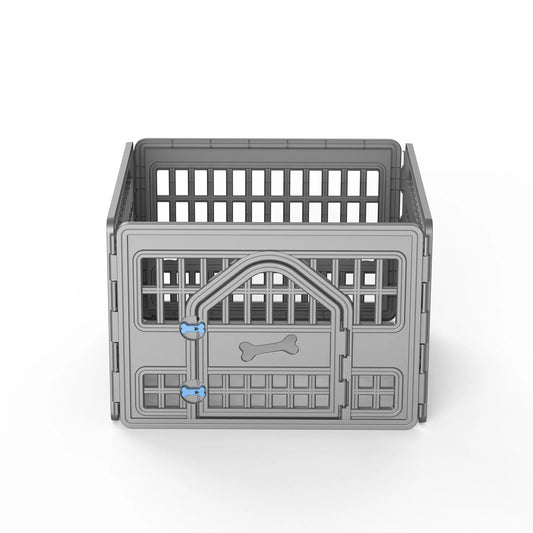 4 Panels Plastic Pet Playpen Indoor Outdoor Dog Fence, Foldable Exercise Pen