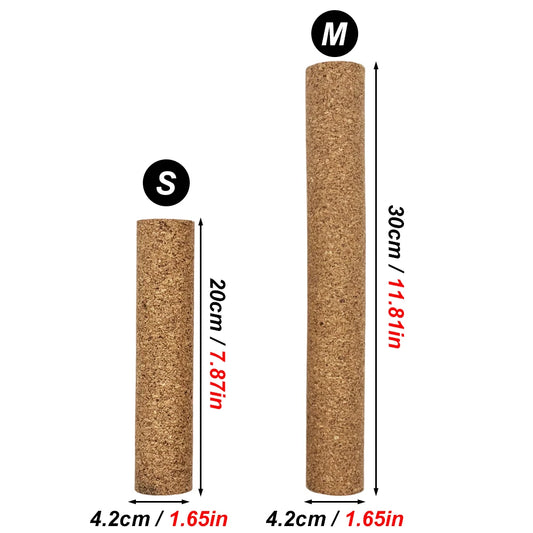 1 PC DIY Cork Branch Reptile Climbing Sticks - Terrarium Habitat Decor -  Flexible Wood Logs