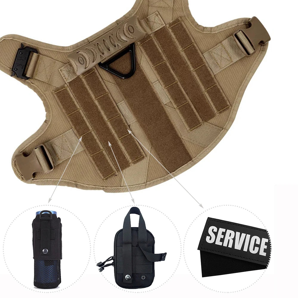 Large Dog Harness And Leash Set And Collar For Medium/ Large Dogs