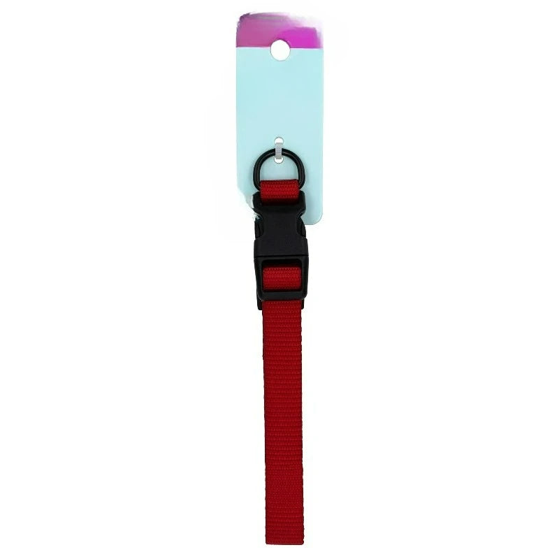 Solid Polyester Adjustable Dog Collar