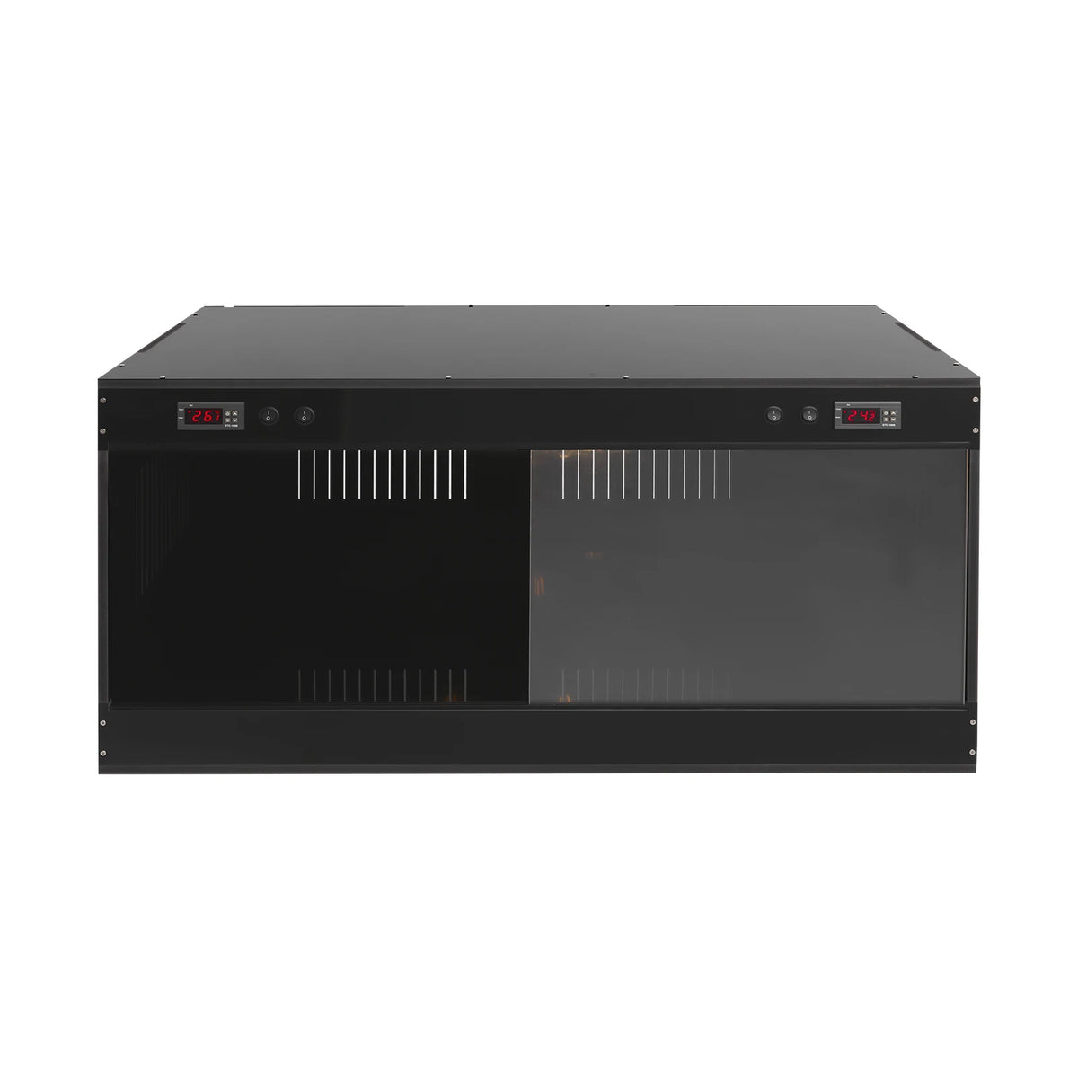 Reptile Tank, with Viewing Window & Dual Temperature Controllers