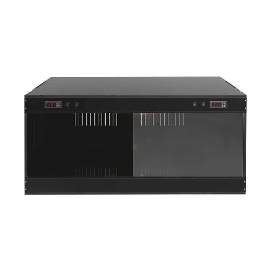 Reptile Tank, with Viewing Window & Dual Temperature Controllers