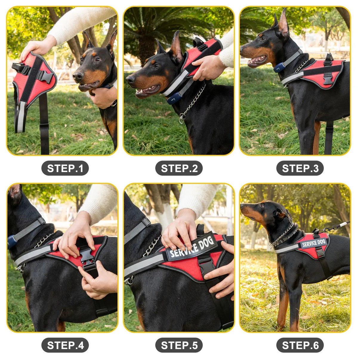 Chest Strap Vest Harness - Explosion Proof Flushing Dog Harness