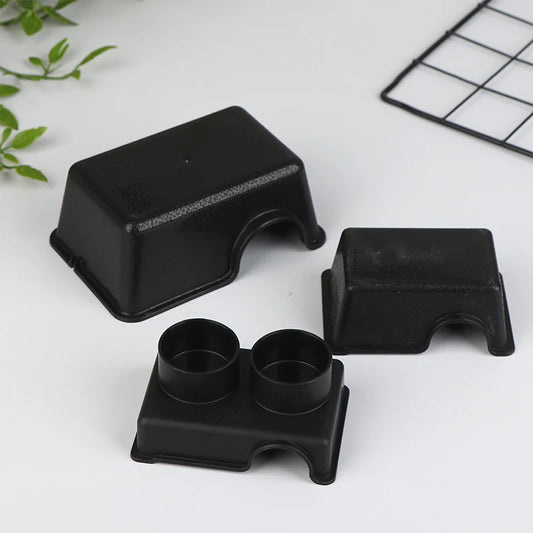 NEW Reptile and Small Animal Hideaway Enclosure - Black Ventilation Hiding Cave