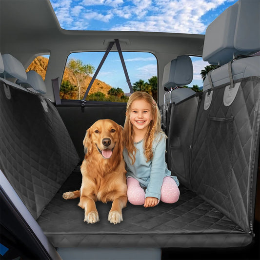 Waterproof Dog Car Seat Cover for Pet Travel - Scratch-Proof