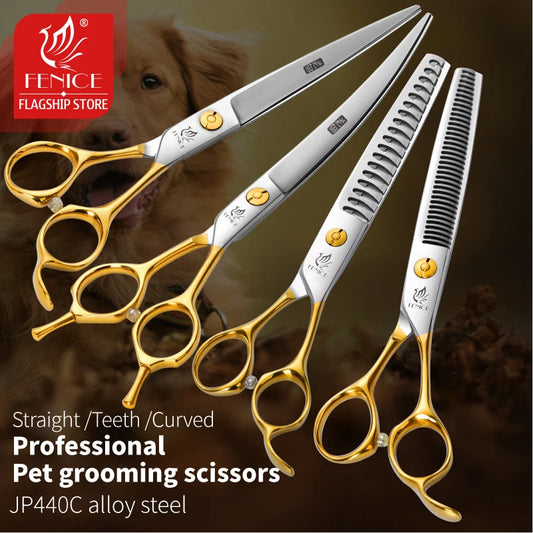 Fenice 6.5/6.75/7.0/7.5 inch Professional Dog Grooming Scissors for  Cutting -  Thinning - Shears