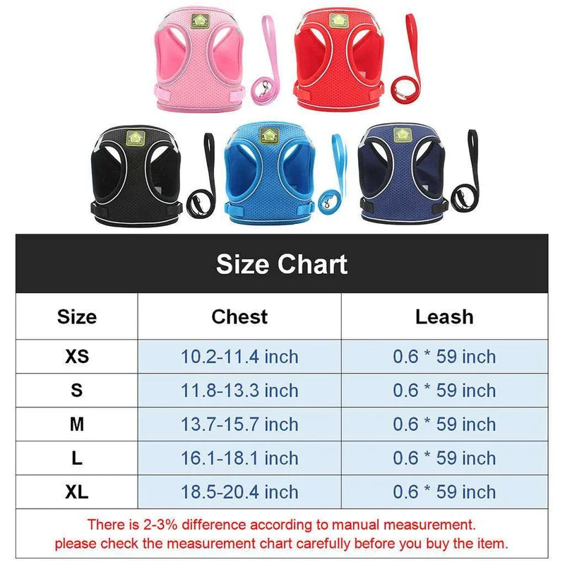Adjustable Control Vest - No Pull Dog Pet Harness