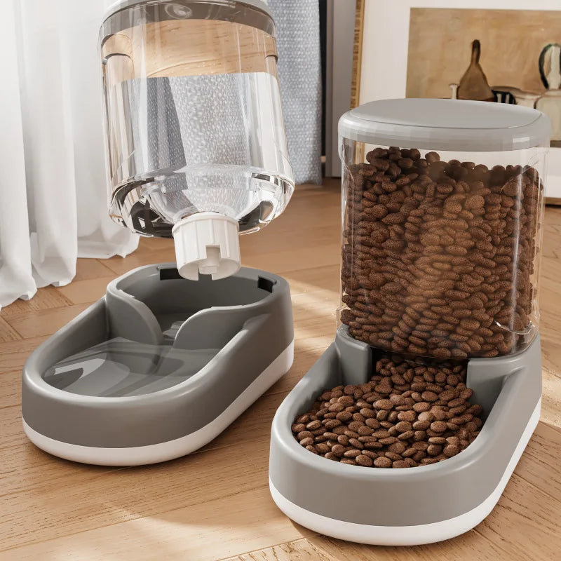 Automatic Feeder  Gravity Water And Food Dispenser