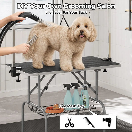 Garvee 42Inch Foldable Dog Grooming Table