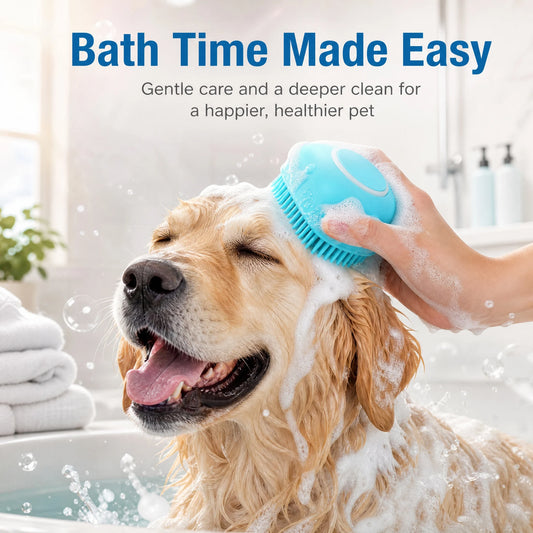 1-Pack De-shedding Tool for Dogs - Pet Grooming Kit for Reducing Hair on Furniture & Carpet